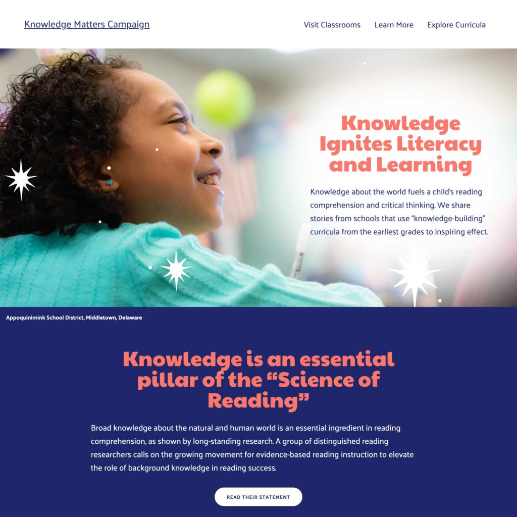 Knowledge Matters Campaign